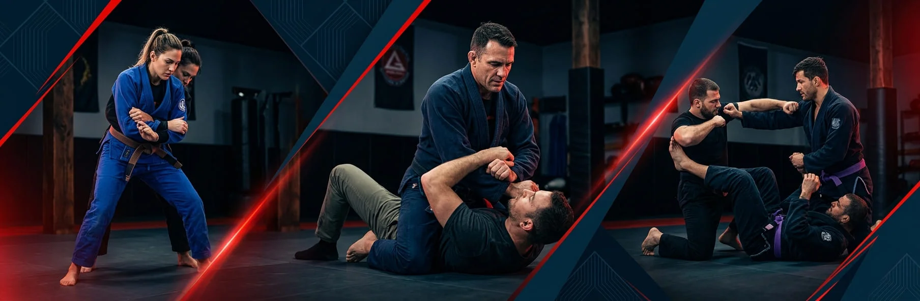 Treino de defesa pessoal com técnicas de Jiu-Jitsu na Passo a Passos Jiu-Jitsu em Passos MG